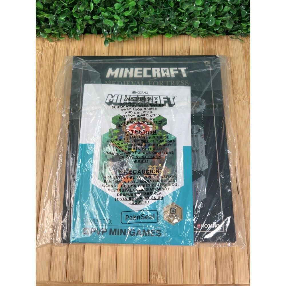 New Bundle Minecraft Books PVP Exploded Builds Medieval Fortress Mojang Book
